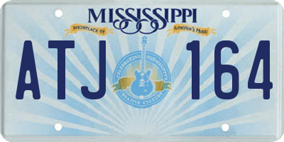 MS license plate ATJ164