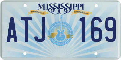 MS license plate ATJ169
