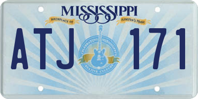 MS license plate ATJ171
