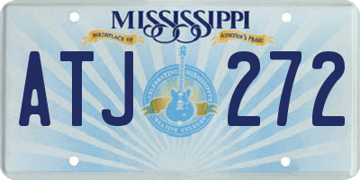 MS license plate ATJ272