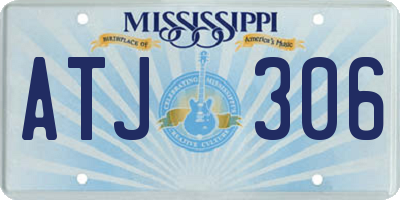 MS license plate ATJ306