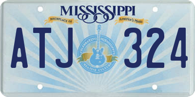 MS license plate ATJ324