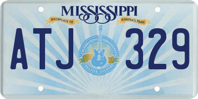 MS license plate ATJ329