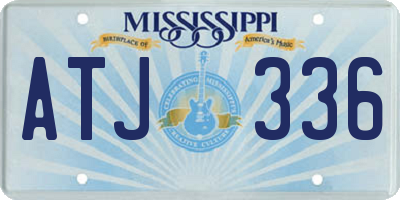 MS license plate ATJ336