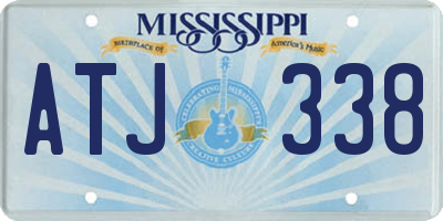 MS license plate ATJ338