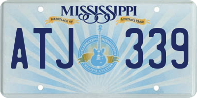 MS license plate ATJ339