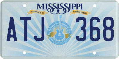 MS license plate ATJ368
