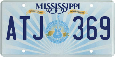 MS license plate ATJ369