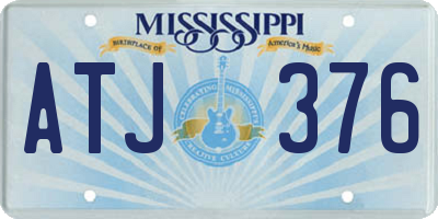MS license plate ATJ376