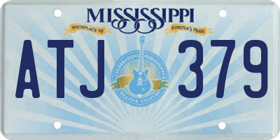 MS license plate ATJ379