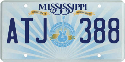MS license plate ATJ388