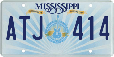 MS license plate ATJ414