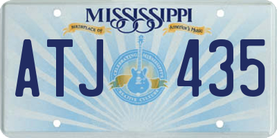 MS license plate ATJ435