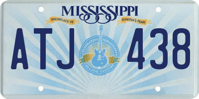 MS license plate ATJ438