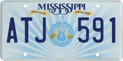 MS license plate ATJ591