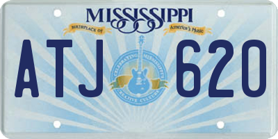 MS license plate ATJ620