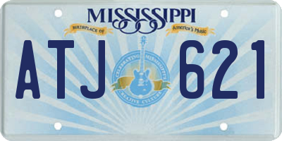 MS license plate ATJ621