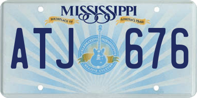 MS license plate ATJ676