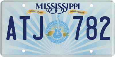 MS license plate ATJ782