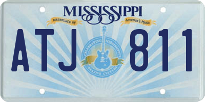 MS license plate ATJ811