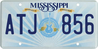 MS license plate ATJ856