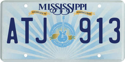 MS license plate ATJ913