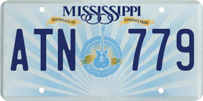 MS license plate ATN779