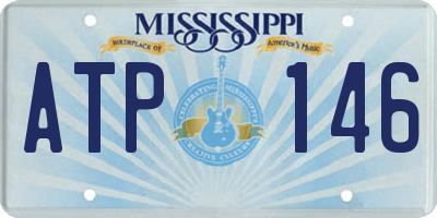 MS license plate ATP146