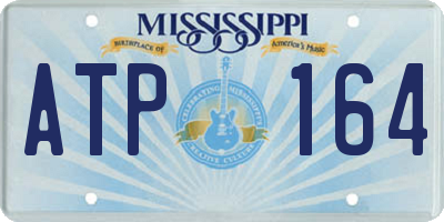 MS license plate ATP164