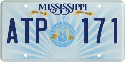 MS license plate ATP171