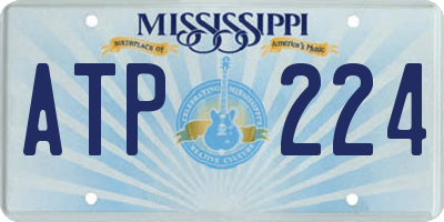 MS license plate ATP224