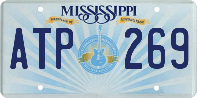 MS license plate ATP269