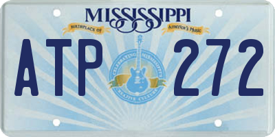 MS license plate ATP272
