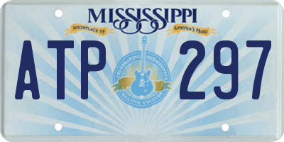 MS license plate ATP297