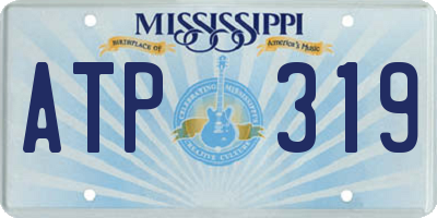 MS license plate ATP319