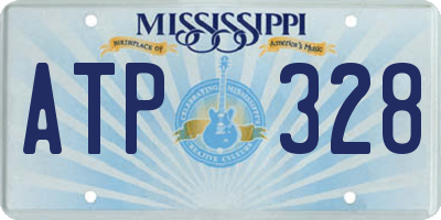 MS license plate ATP328