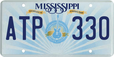 MS license plate ATP330