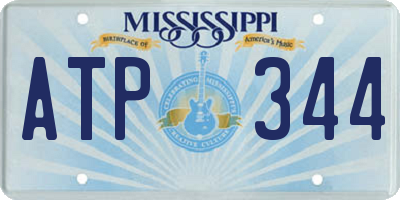 MS license plate ATP344