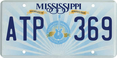 MS license plate ATP369