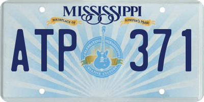MS license plate ATP371