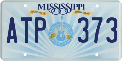 MS license plate ATP373