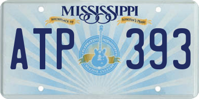 MS license plate ATP393