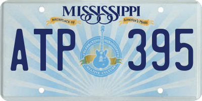 MS license plate ATP395
