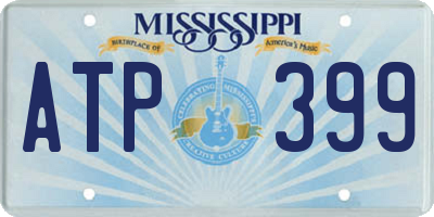 MS license plate ATP399