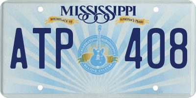 MS license plate ATP408