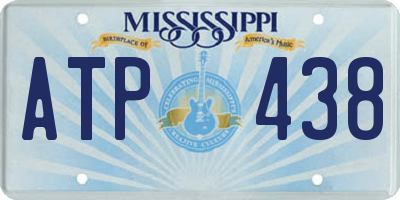 MS license plate ATP438