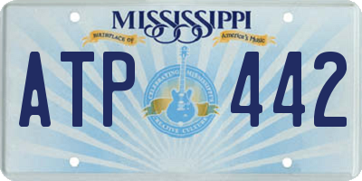 MS license plate ATP442