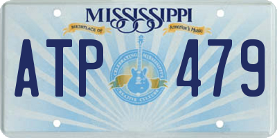 MS license plate ATP479