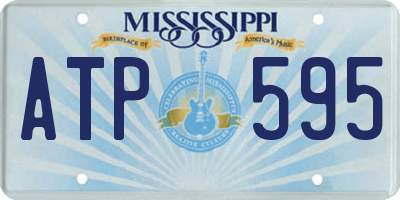 MS license plate ATP595