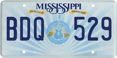 MS license plate BDQ529